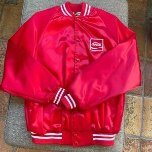 Vintage Coca-Cola Red Satin Jacket